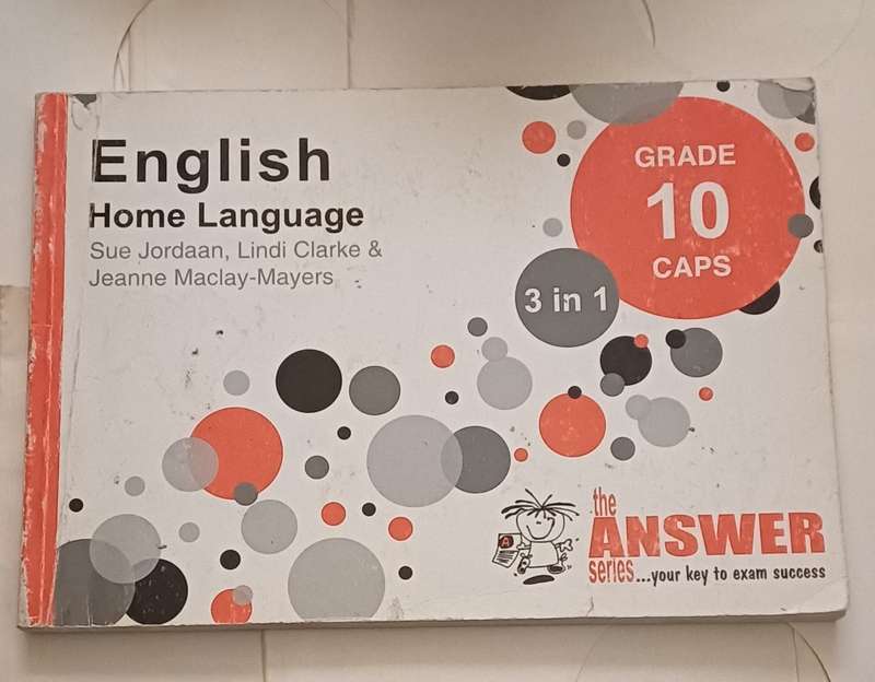 CAPS ENGLISH HOME LANGUAGE 3 IN 1 GRADE 10