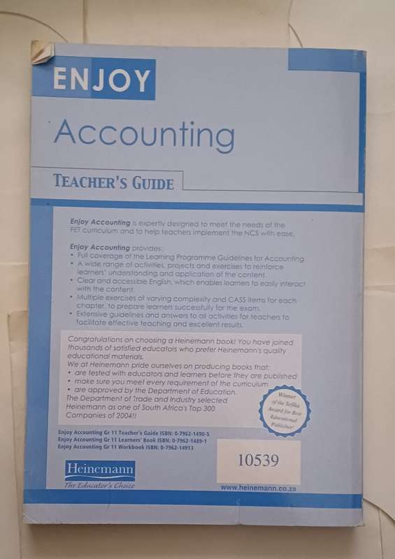 NCS ACCOUNTING TEACHER'S GUIDE GRADE 11