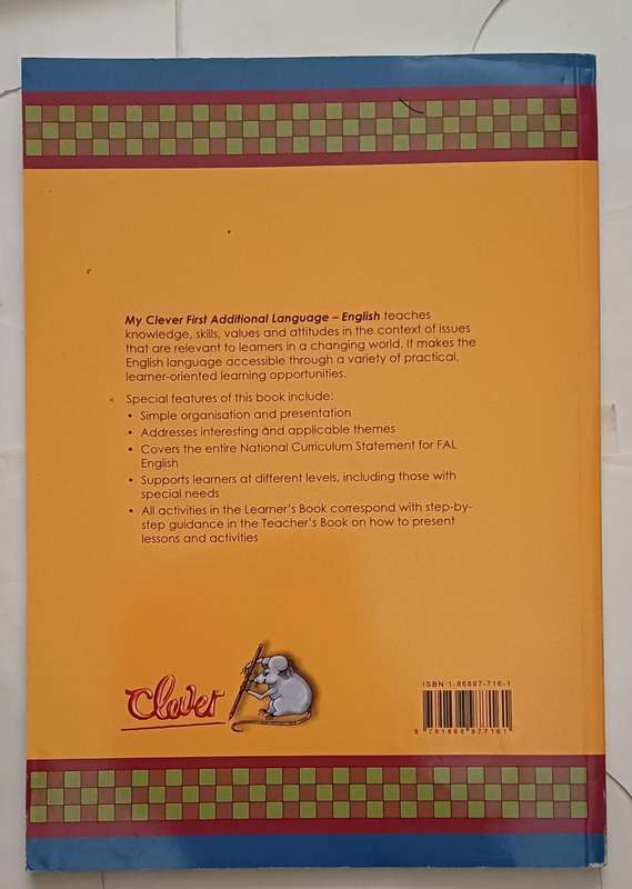 MY CLEVER FIRST ADDITIONAL LANGUAGE ENGLISH LEARNER'S BOOK GRADE 11