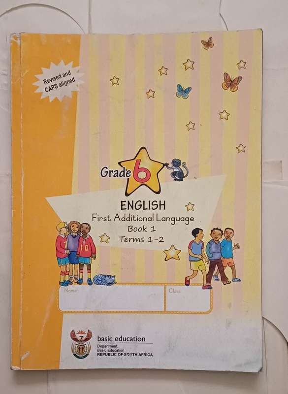 CAPS ENGLISH FIRST ADDITIONAL LANGUAGE BOOK 1 TERMS 1-2 GRADE 6