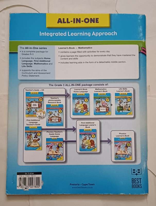 CAPS ALL IN ONE LEARNER'S BOOK MATHEMATICS ENGLISH GRADE 3