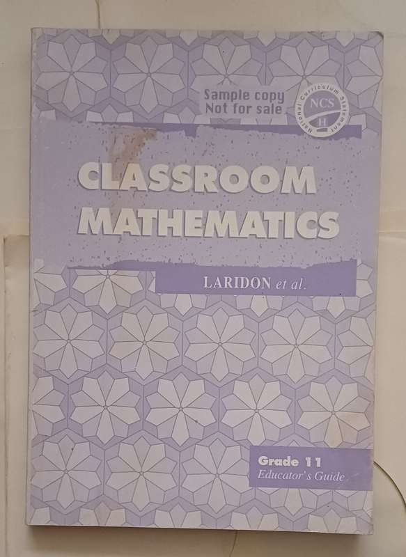 NCS CLASSROOM MATHEMATICS  EDUCATOR'S GUIDE GRADE 11