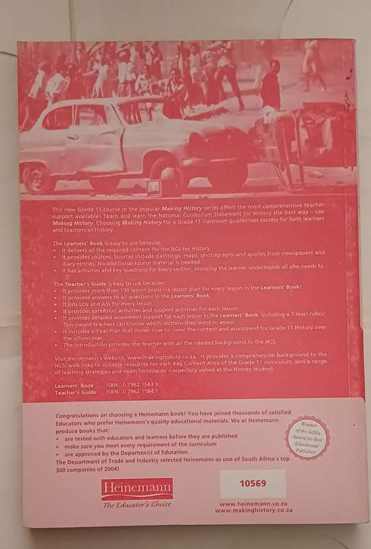 NCS MAKING HISTORY TEACHER'S GUIDE GRADE 11