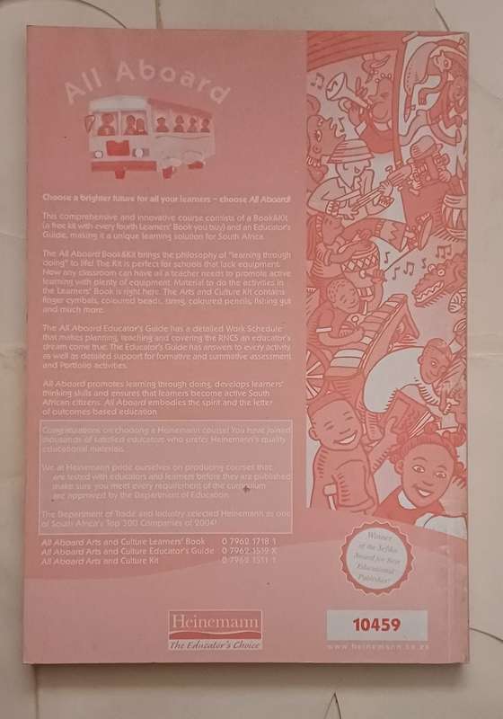 NCS ALL ABOARD ARTS AND CULTURE EDUCATOR'S GUIDE GRADE 8