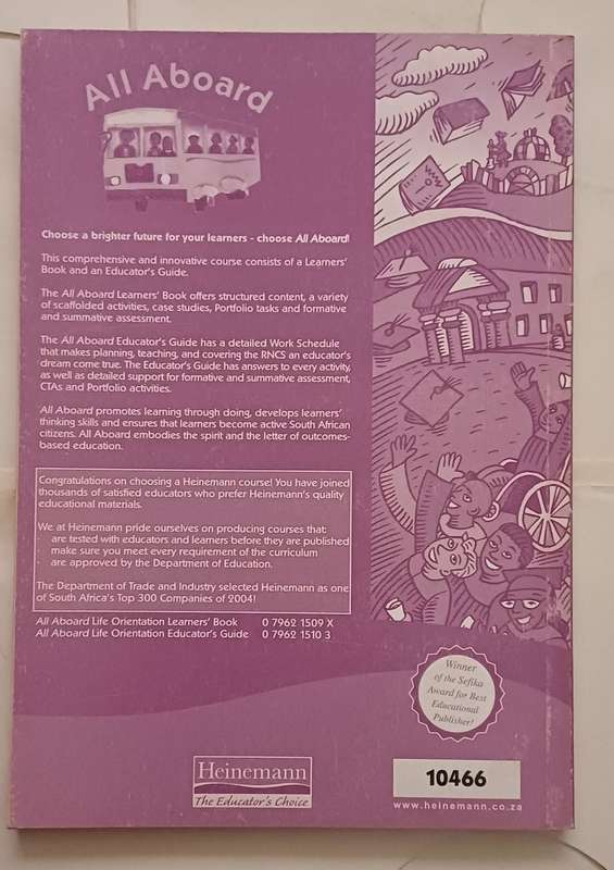 NCS ALL ABOARD LIFE ORIENTATION EDUCATOR'S GUIDE GRADE 8