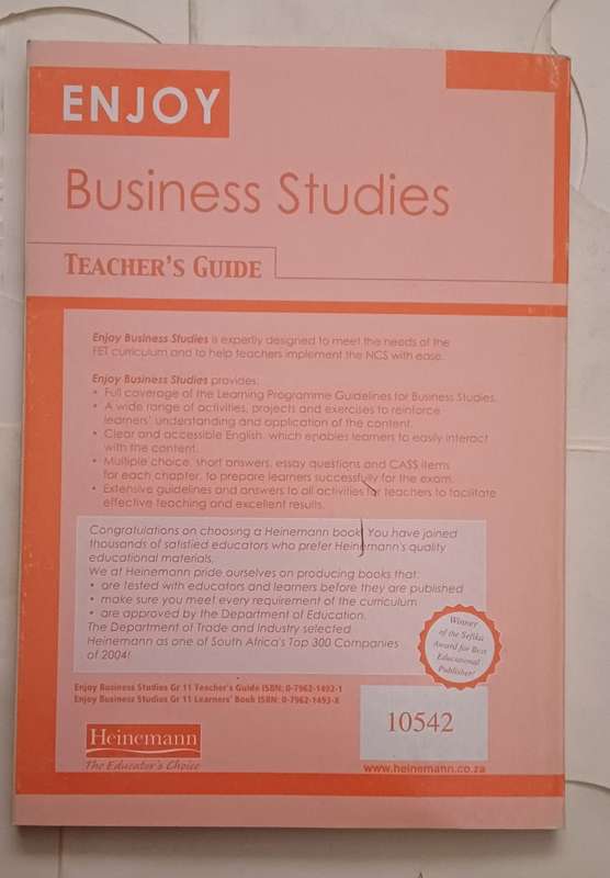 NCS BUSINESS STUDIES TEACHER'S GUIDE GRADE 11