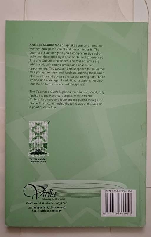 VIVLIA ARTS AND CULTURE TEACHER'S GUIDE GRADE 7