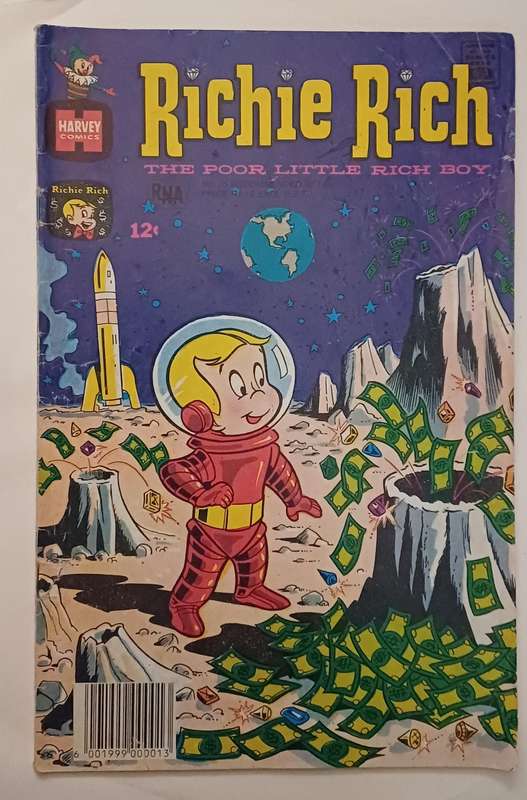 HARVEY COMICS - RICHIE RICH THE POOR LITTLE RICH BOY NO 35