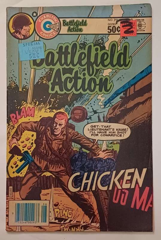 CHARLTON COMICS - BATTLEFIELD ACTION NO 70