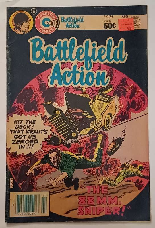 CHARLTON COMICS - BATTLEFIELD ACTION NO 74