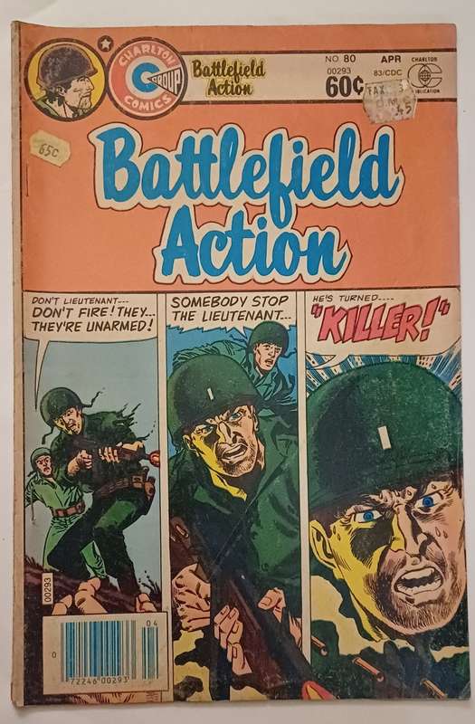 CHARLTON COMICS - BATTLEFIELD ACTION NO 80