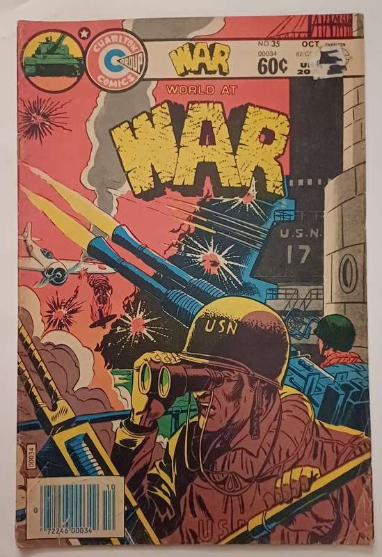CHARLTON COMICS - WAR WORLD AT WAR NO 35