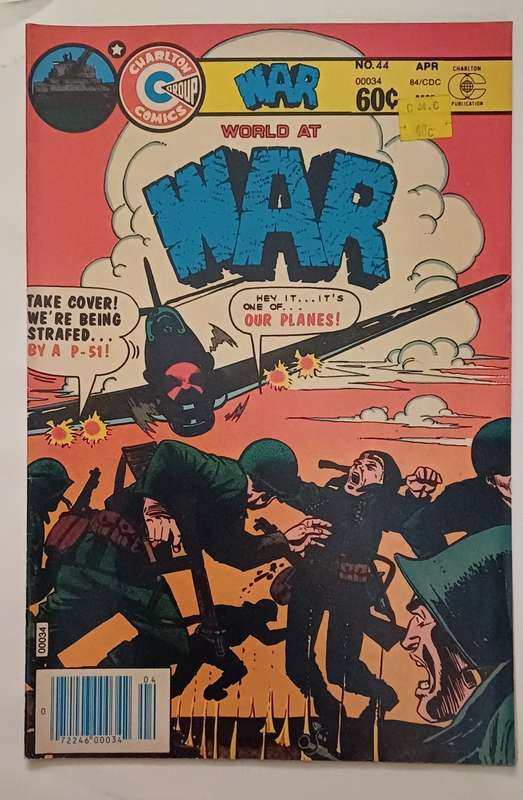 CHARLTON COMICS - WAR WORLD AT WAR NO 44