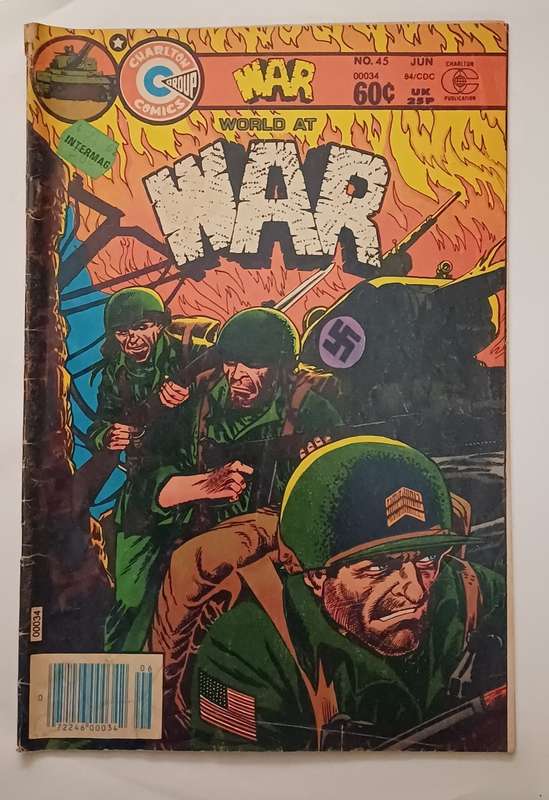 CHARLTON COMICS - WAR WORLD AT WAR NO 45