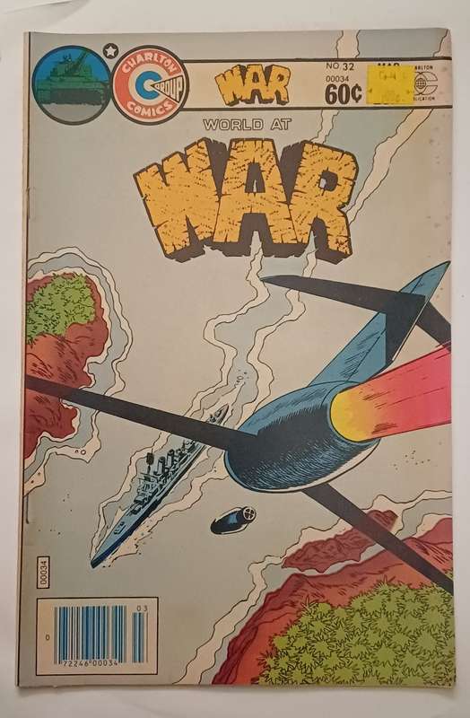 CHARLTON COMICS - WAR WORLD AT WAR NO 32