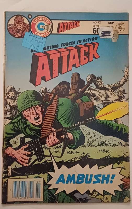 CHARLTON COMICS - ATTACK NO 42