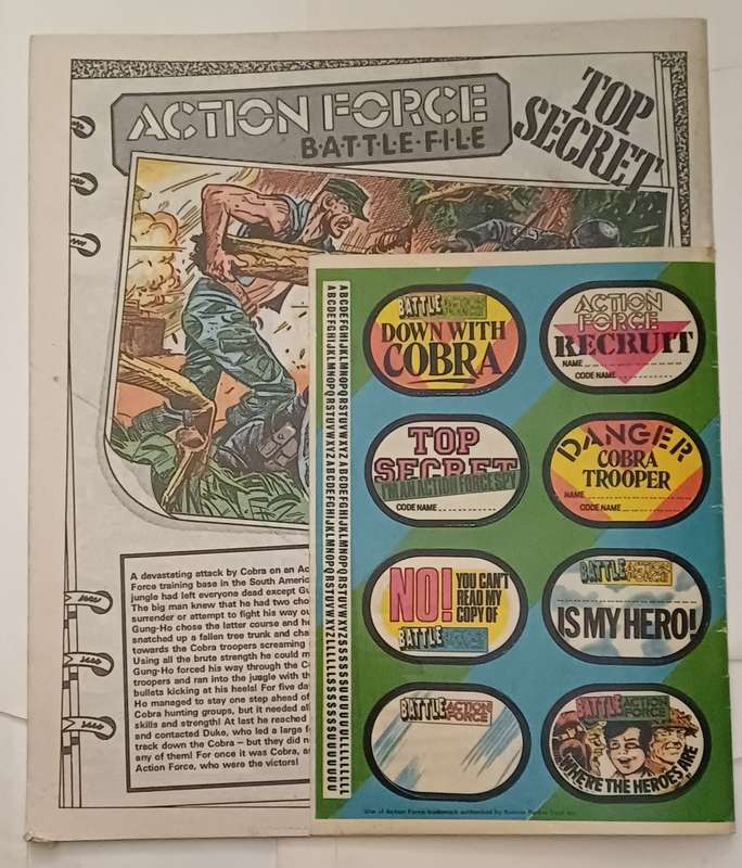 BATTLE ACTION FORCE - BATTLE FILE GUNG HO GETS TOUGH!