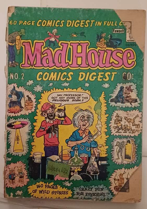 COMICS DIGEST MAGAZINE - MADHOUSE NO 2