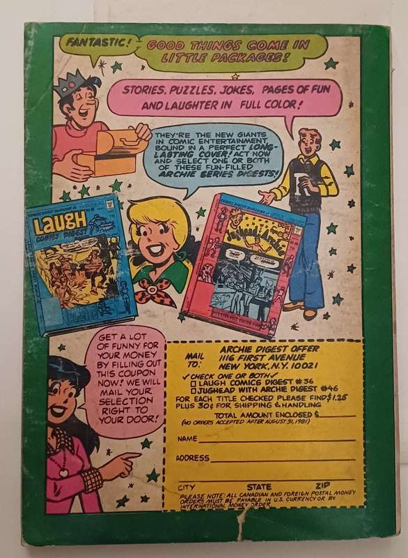 COMICS DIGEST MAGAZINE - MADHOUSE NO 7