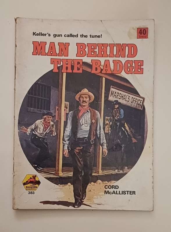 BIGHORN WESTERN 383 - MAN BEHIND THE BADGE