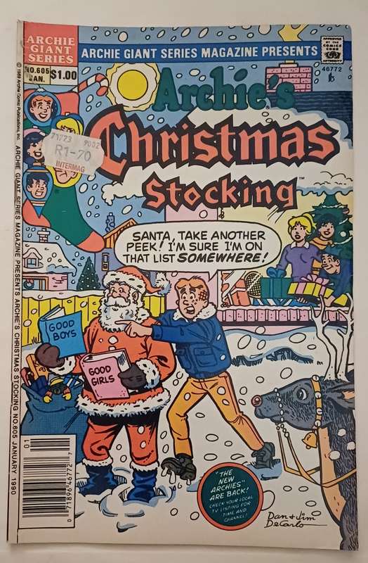ARCHIE - ARCHIE CHRISTMAS STOCKING NO 605