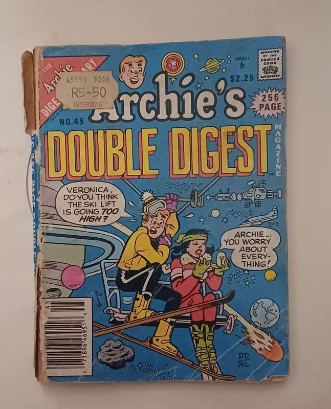 ARCHIE DIGEST LIBRARY - ARCHIE DOUBLE DIGEST NO 45