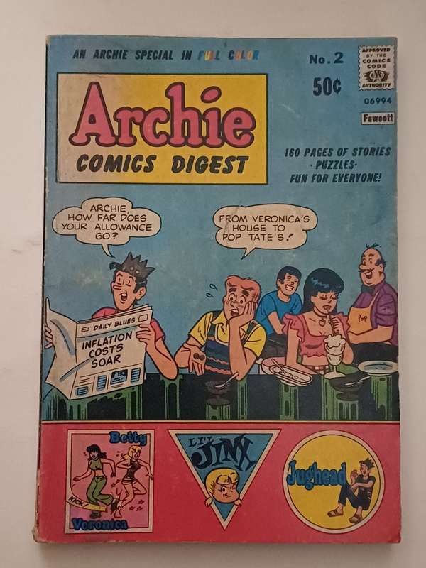 ARCHIE DIGEST LIBRARY - ARCHIE NO 2