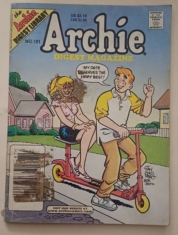 ARCHIE DIGEST LIBRARY - ARCHIE NO 181