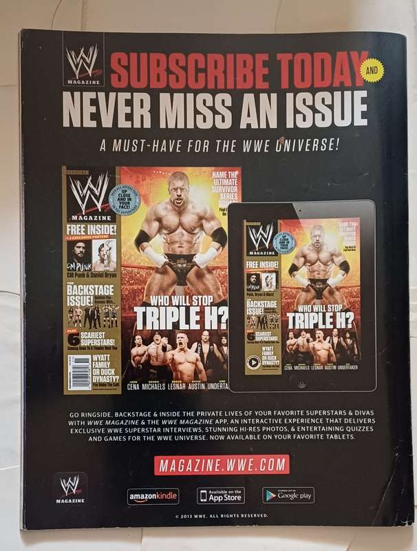 WWE MAGAZINE - DECEMBER 2013