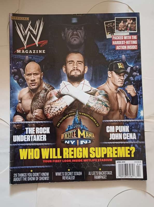 WWE MAGAZINE - APRIL 2013
