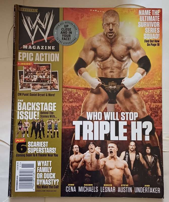WWE MAGAZINE - NOVEMBER 2013