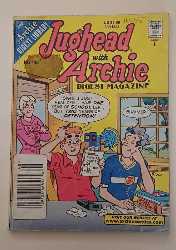ARCHIE DIGEST LIBRARY - JUGHEAD WITH ARCHIE NO 148