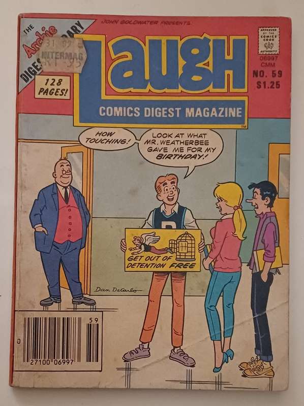 ARCHIE DIGEST MAGAZINE - LAUGH NO 59