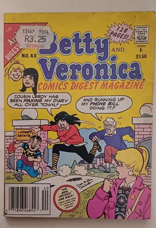 ARCHIE DIGEST LIBRARY - BETTY AND VERONICA NO 40
