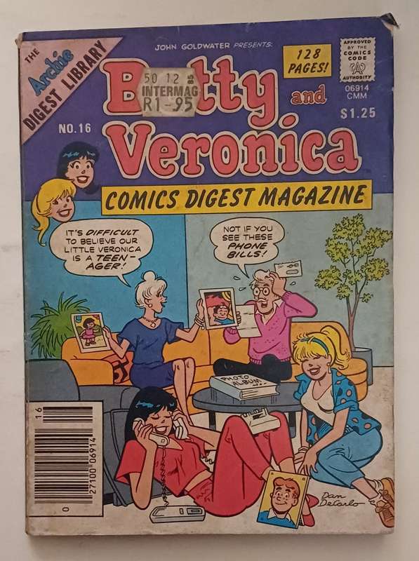 ARCHIE DIGEST LIBRARY - BETTY AND VERONICA NO 16
