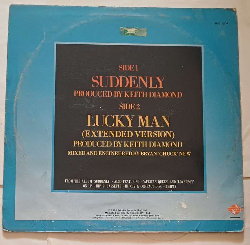 BILLY OCEAN - SADDENLY