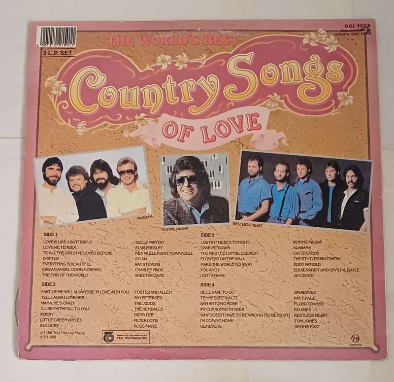 THE WORLD'S BEST - COUNTRY SONGS OF LOVE