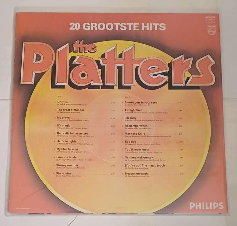 THE PLATTERS - 20 GROOTSTE HITS