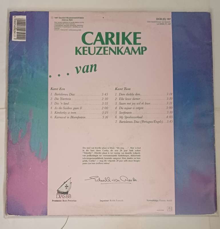 CARIKE KEUZENKAMP - EK SING