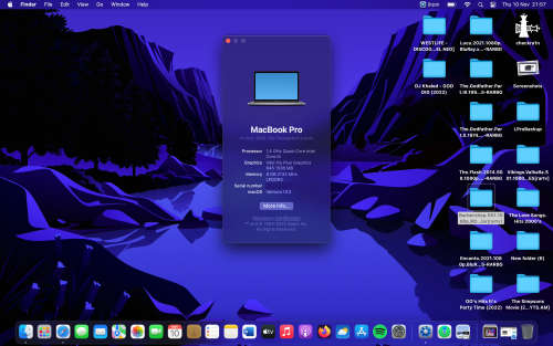 MacBook Pro: (13-inch, 2020, Two Thunderbolt 3 ports) Touch Bar Magic Keyboard A2289