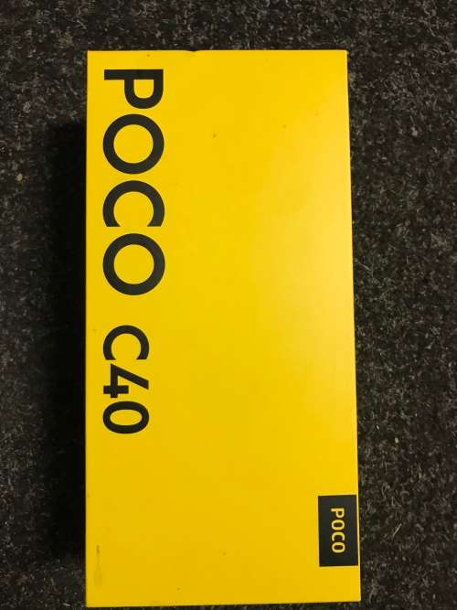 POCO C40 Black 4GB RAM 64GB 6000Mah