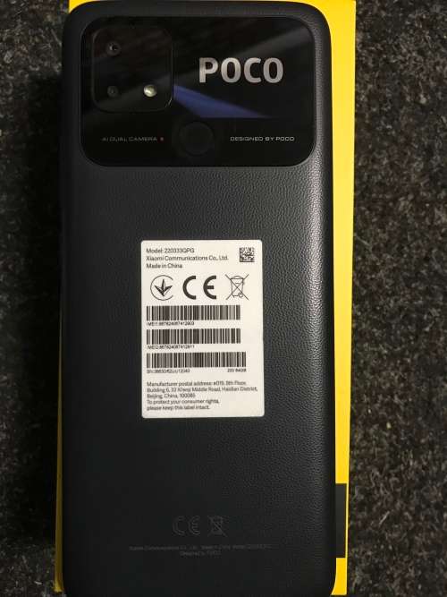POCO C40 Black 4GB RAM 64GB 6000Mah