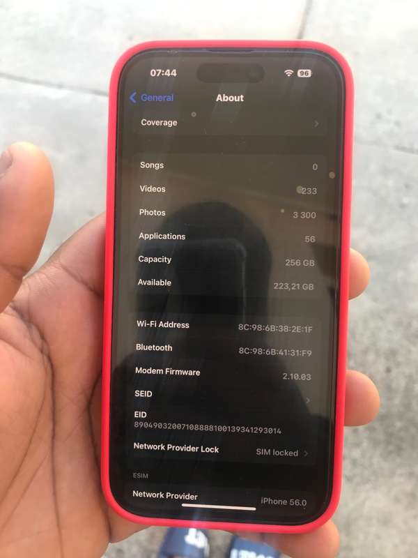IPHONE 14 PRO 235GB 100% BATTERY HEALTH E SIM PLEASE READ