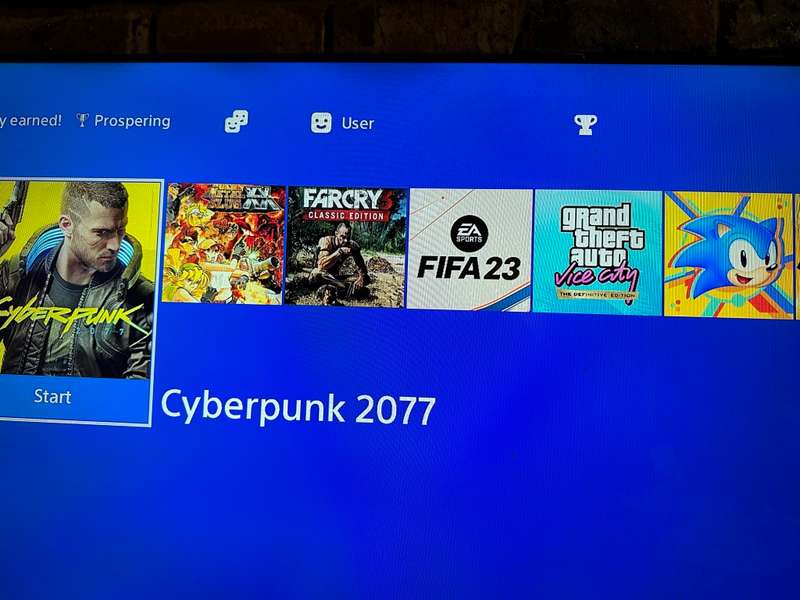 PS4 Slim with Hen and 12 Games Installed 1TB