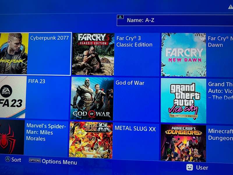 PS4 Slim with Hen and 12 Games Installed 1TB