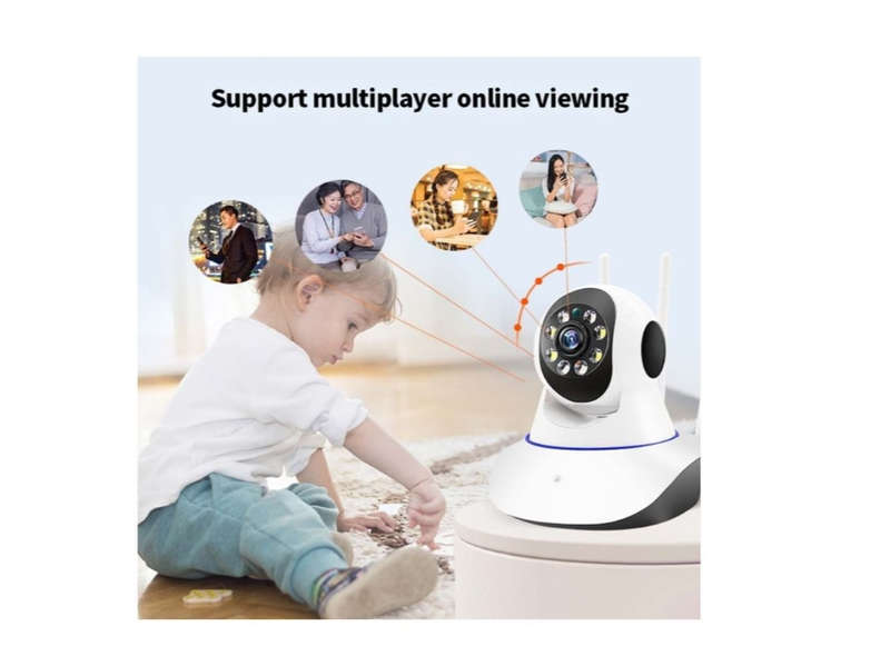 Smart Wireless Baby Monitor Camera With Usb Cable, Adaptor & 8Gb Sd Card