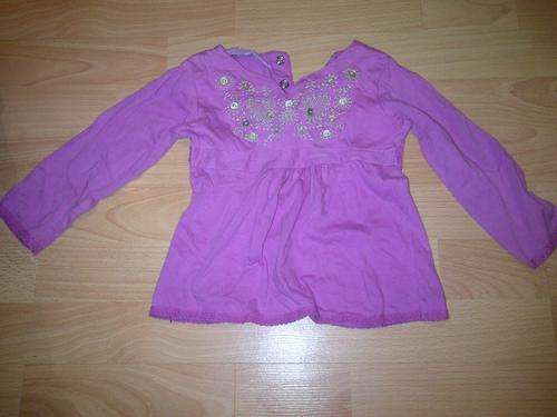 BABY GIRLS PURPLE WOOLWORTHS TOP 18-24 MONTHS