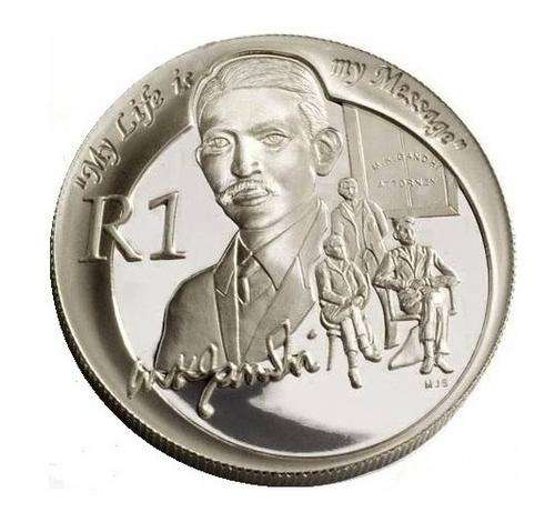 2008 Protea Mahatma Gandhi Silver R1 Proof *** Still Sealed *** Mintage: 4818 *** 5 Available