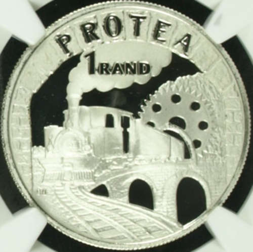 *** 1995 Railway Protea Silver R1  *** PF69 Ultra Cameo *** 2nd Finest Known ***