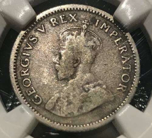 1931 Union of South Africa - Sixpence (6d) - NGC VG8 - RARE - LOW MINTAGE: 4805
